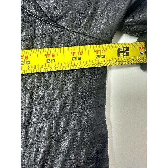 Bonita Women’s Faux Leather Black Full Zip Jacket Size 48 EU/ XXL US See Notes - Picture 12 of 16